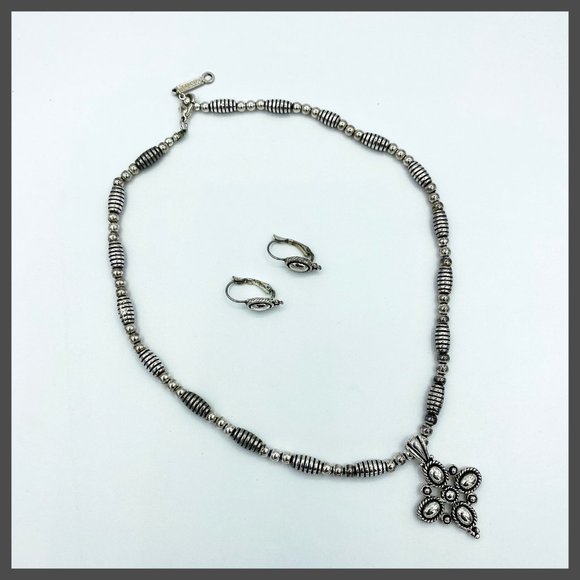 Napier Cross Pendant Set - Picture 2 of 8